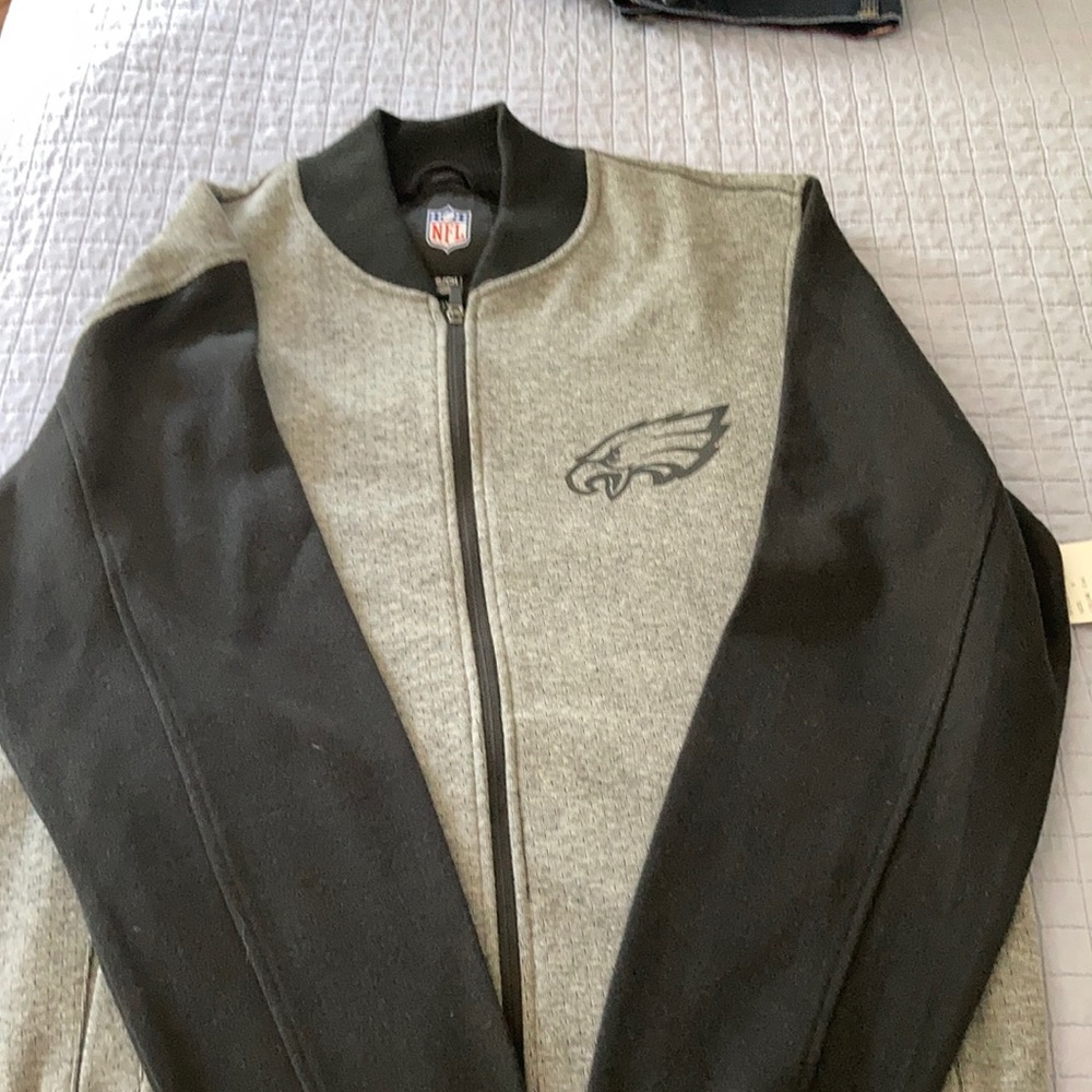 Eagles NFL zip front sweatshirt